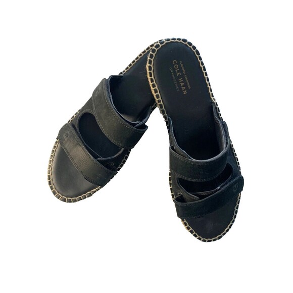 Cole Haan Shoes Cole Haan Womens Cloudfeel Espadrille Slide Sandals Size Hook Loop Close